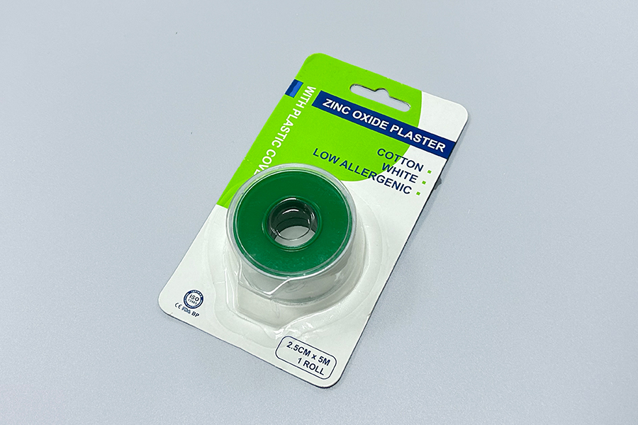 Plâtre d'oxyde de zinc transparent avec couvercle en plastique