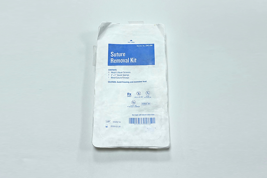 Kit de suppression de suture de soins médicaux