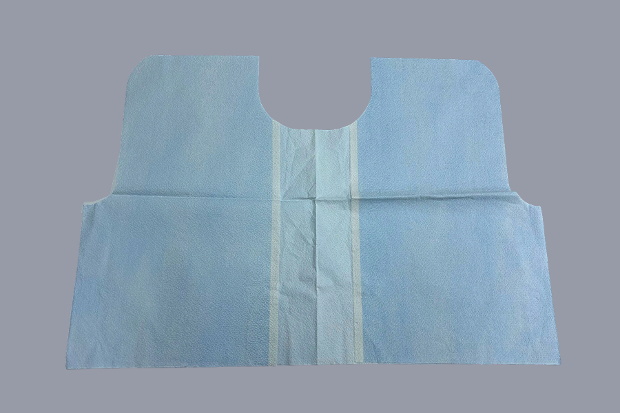 Cape réutilisable/jetable à ouverture frontale