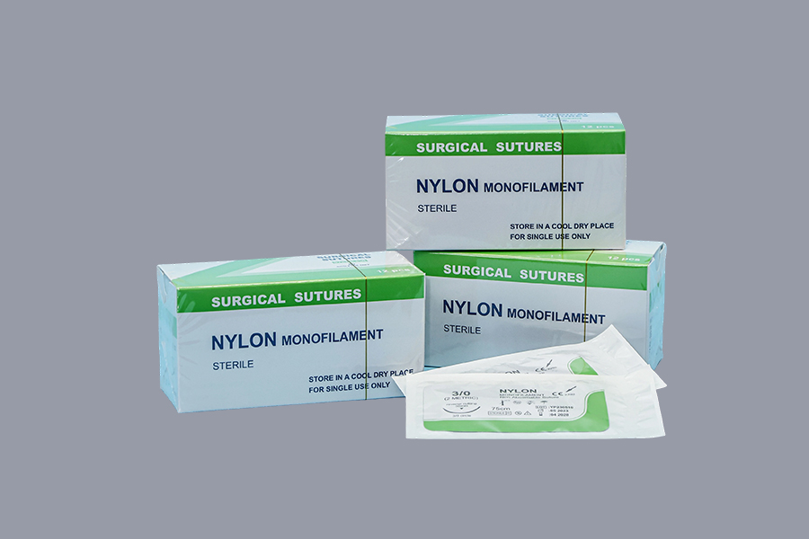 Sutures en nylon non résorbables