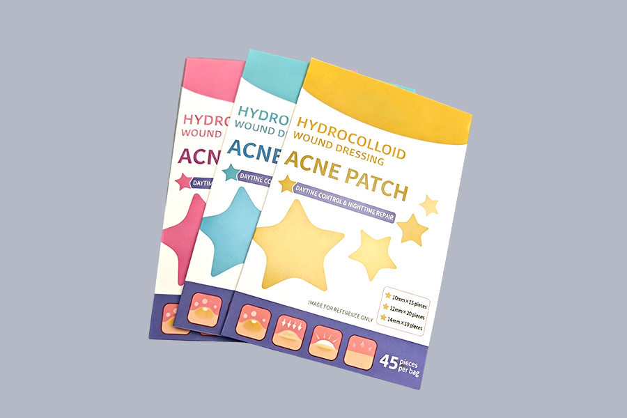 Patch hydrocolloïde contre l'acné de 8 mm, 10 mm, 12 mm